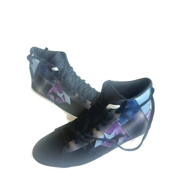 Converse Pro 10.5 M 12 W Leather Mid x Kelly Oubre Jr. Chase the Drip Sneakers - Picture 4 of 8